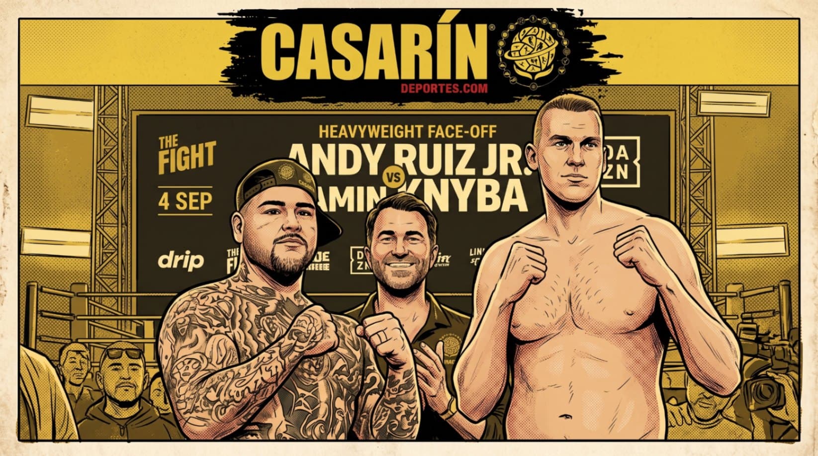 Andy Ruiz vuelve transformado: pesa menos que en ocho años y busca una última carrera hacia el título