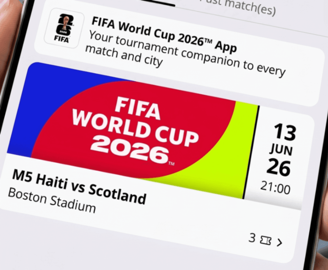 La aplicación de entradas móviles para la Copa Mundial de la FIFA 2026 ya está disponible para descargar