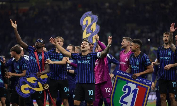 Inter de Milán conquista su 21º título de la Serie A