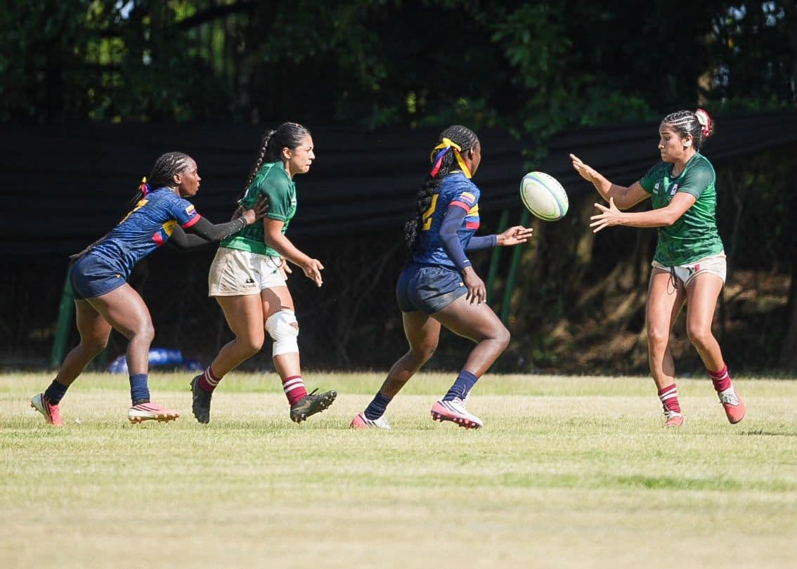 México revalida la plata en rugby 7's tras caer ante una Colombia implacable en Santo Domingo 2026