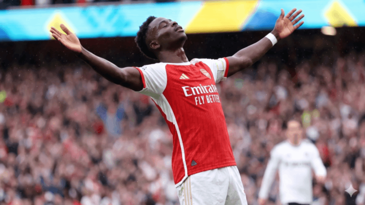 Saka aparece cuando el Arsenal más lo necesita