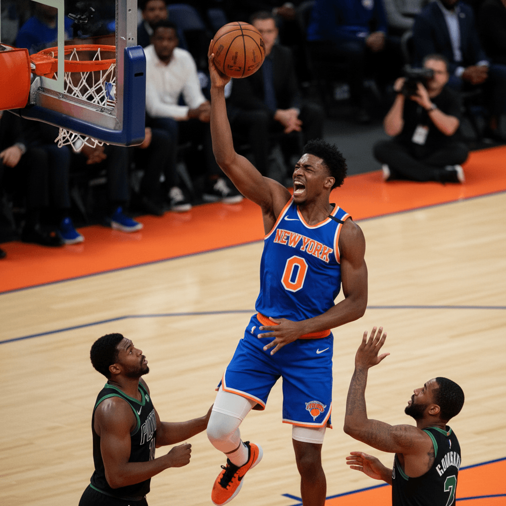 Anunoby de los Knicks sufre distensión en el muslo