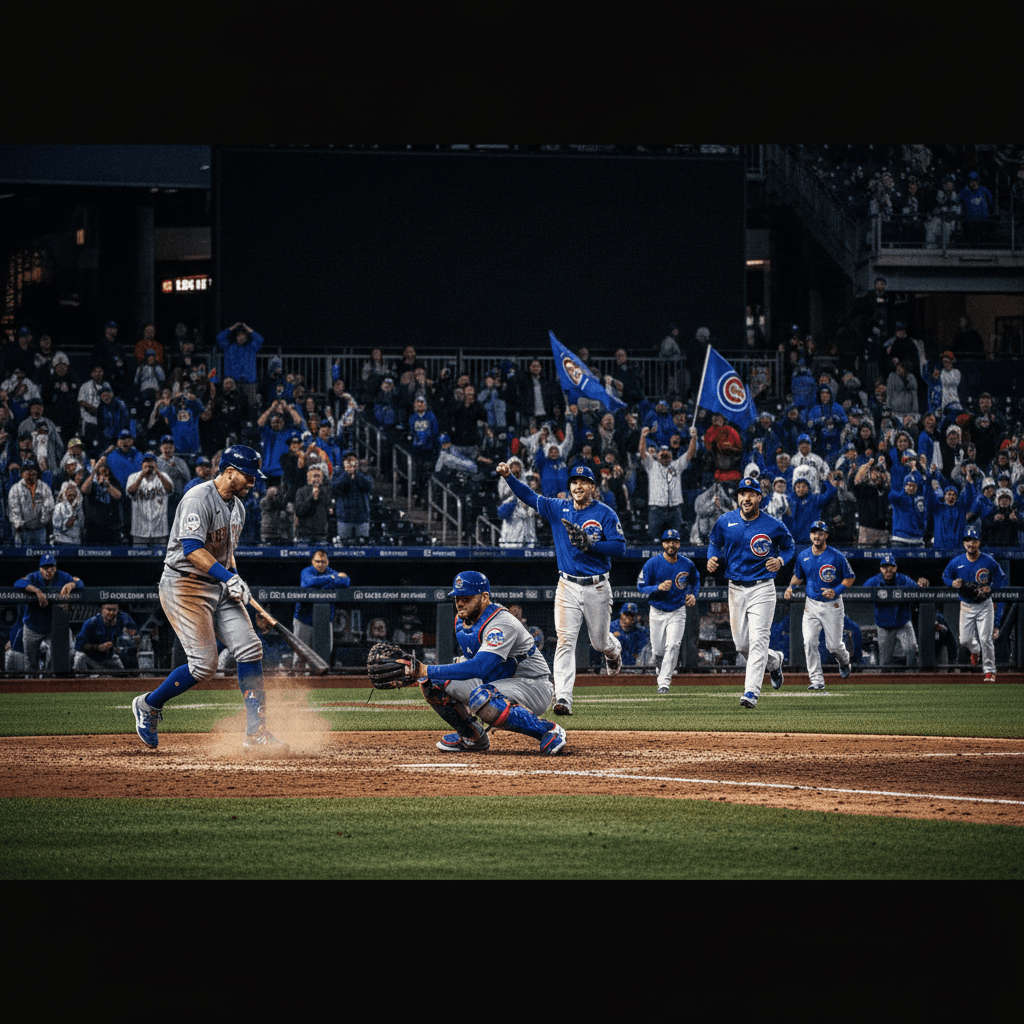 Mets caen ante Cubs y suman 11 derrotas consecutivas