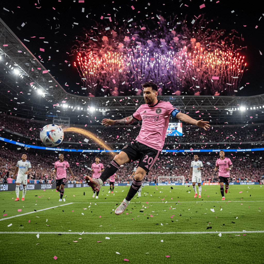 Messi brilla con un golazo para la victoria de Inter Miami