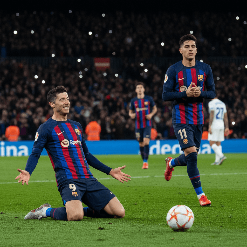 Barcelona pierde gol en el peor momento: la sequía de Lewandowski y Ferran cambia el ritmo del equipo