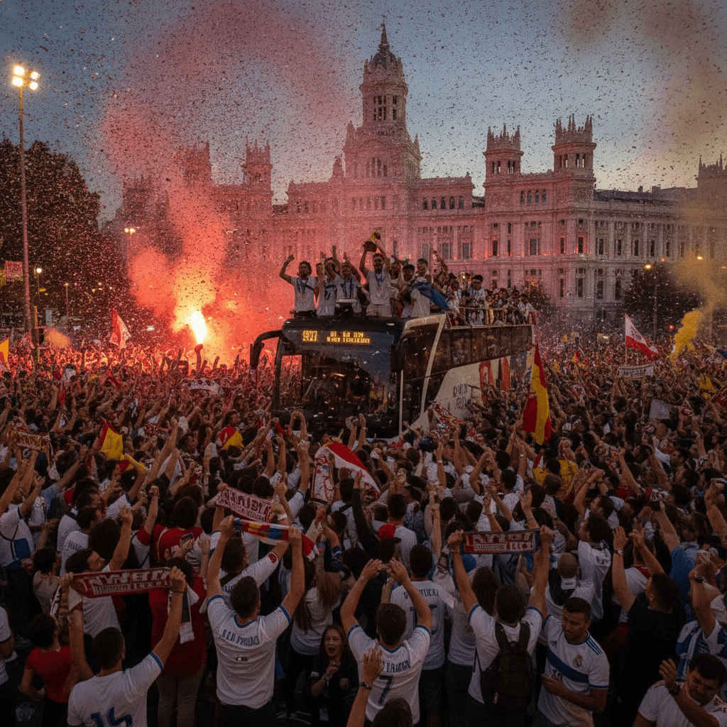 Madrid celebra a los campeones del mundo con dos millones de personas