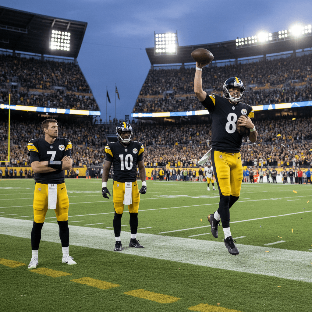 El regreso de Rodgers genera dilema de QB en los Steelers