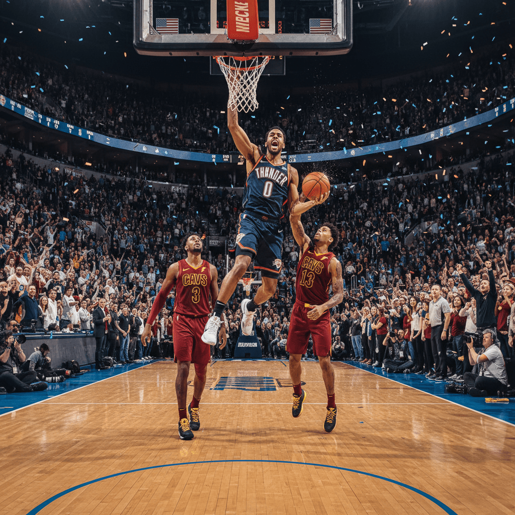 Los Thunder toman ventaja de 3-0 sobre los Cavs