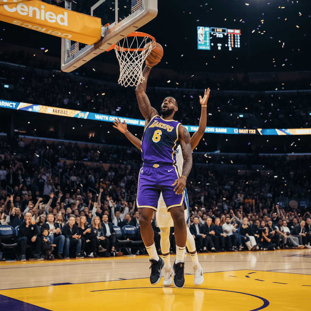 LeBron supera a Kareem en la mayor cantidad de tiros de campo encestados en la historia