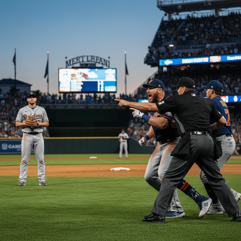 Expulsan a Vitello; crece la frustración en los Gigantes (3-7)