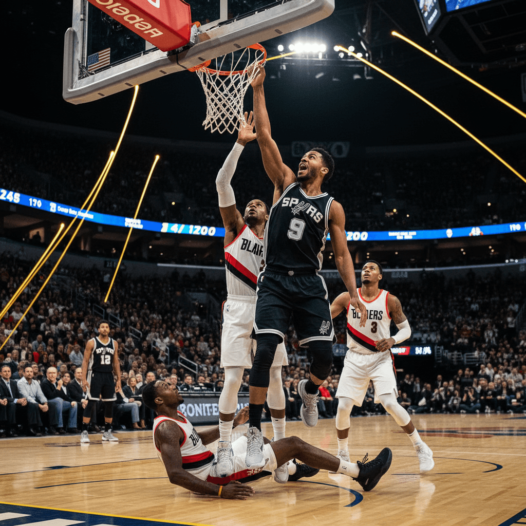 Spurs reciben a Trail Blazers en el Juego 2