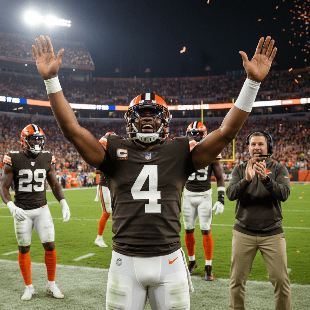 Sanders destaca la "nueva vibra" con Monken en los Browns