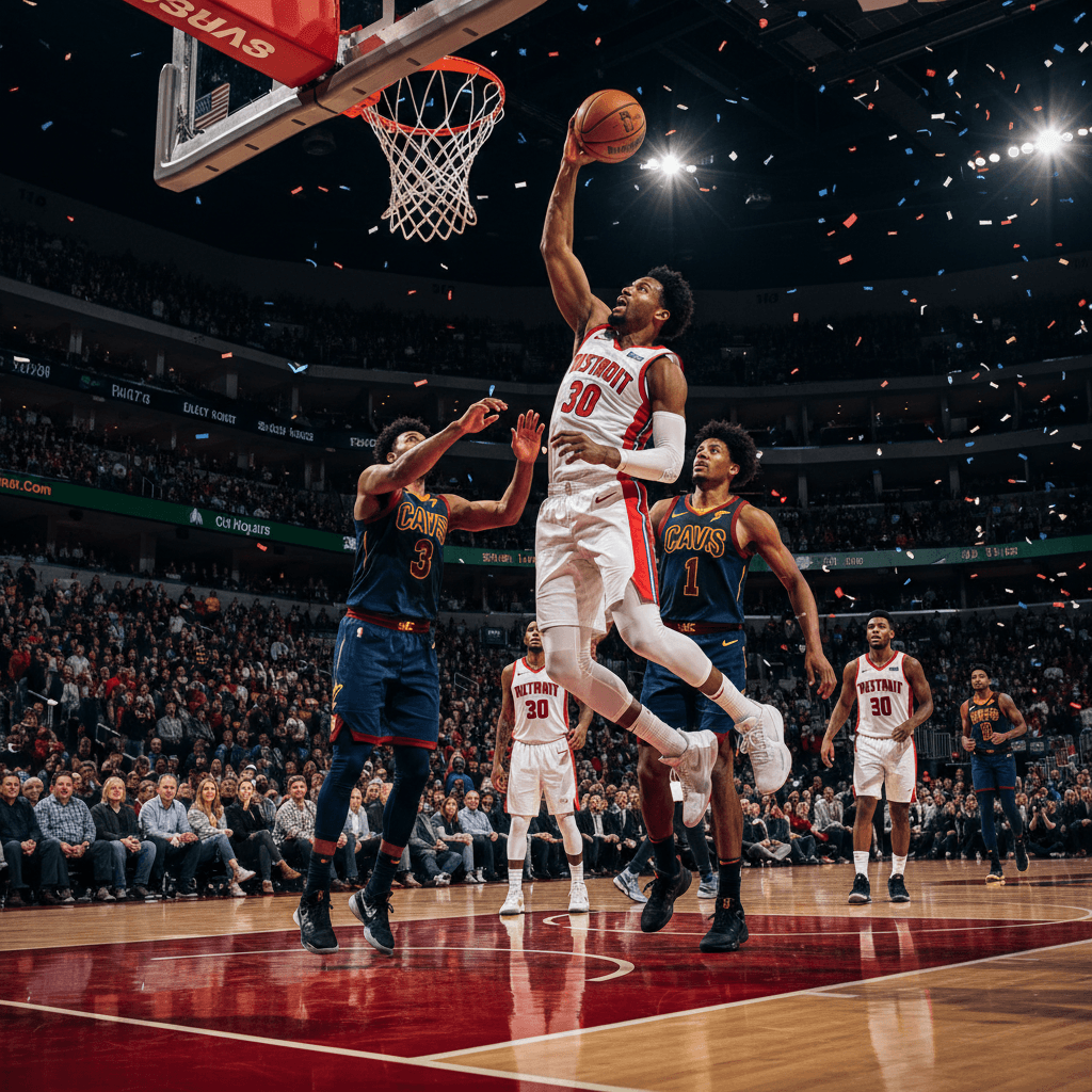 Pistons remontan y fuerzan el Juego 7 ante los Cavaliers