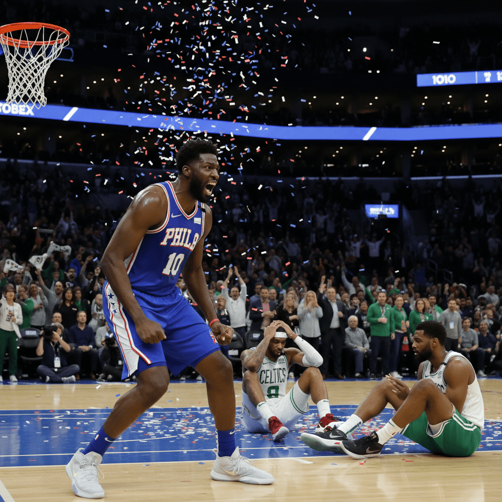 76ers y Embiid eliminan a Celtics en emocionante Juego 7