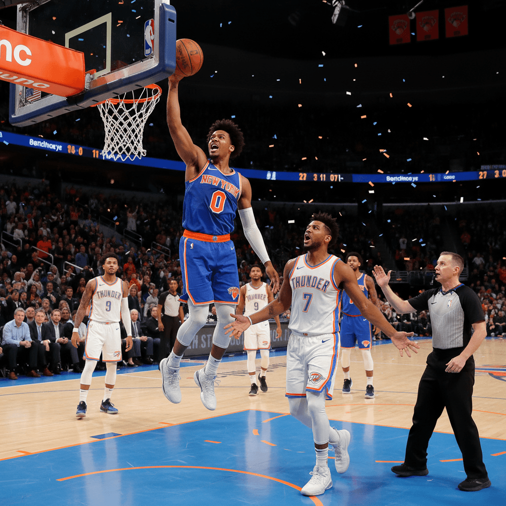 Brown de los Knicks: SGA es el mejor en convencer a los árbitros de faltas