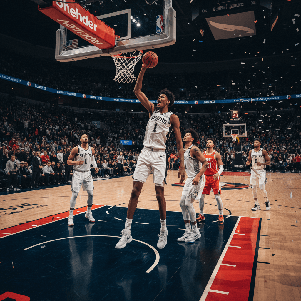 Wembanyama brilla con 35 puntos en debut de playoffs con Spurs