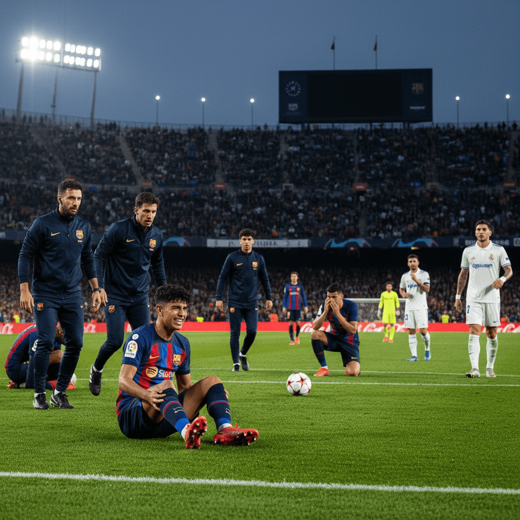 La pausa obligada de Lamine Yamal: lo que pierde el Barça y lo que se juega España
