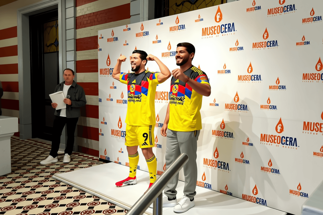 Henry Martín, tercer jugador del América en el Museo de Cera