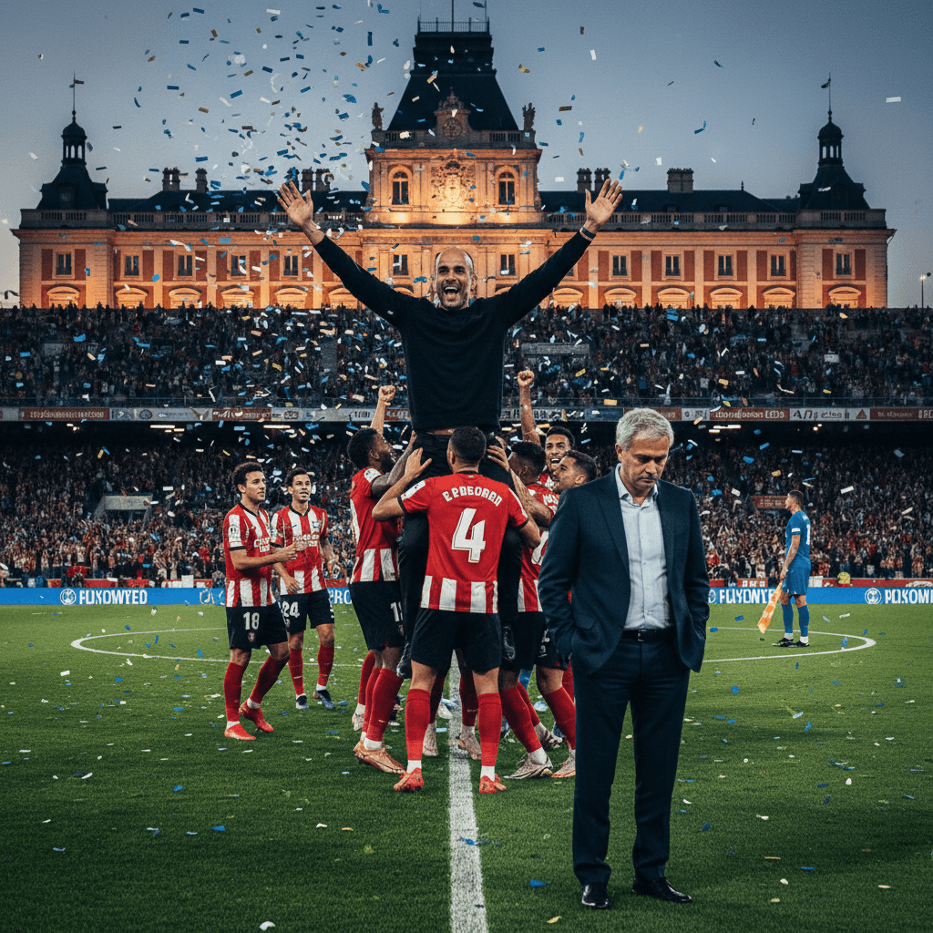 Zarzuela se viste de fútbol: Guardiola triunfaría, Mourinho no