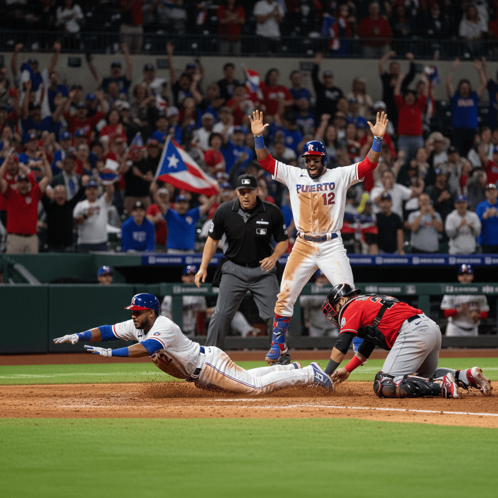 Lugo y Díaz llevan a Puerto Rico a la victoria inaugural en el Clásico Mundial de Béisbol